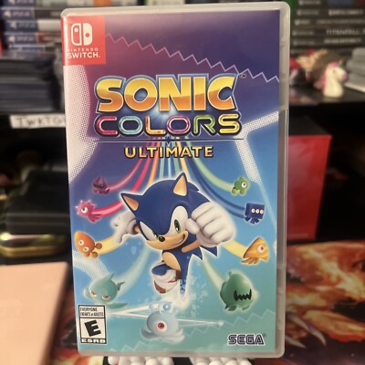 Authentic Replacement Case ONLY - SONIC COLORS ULTIMATE - Nintendo Switch Box
