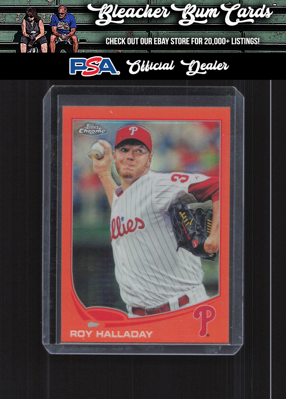 2013 Topps Chrome 104 Roy Halladay Orange Refractors