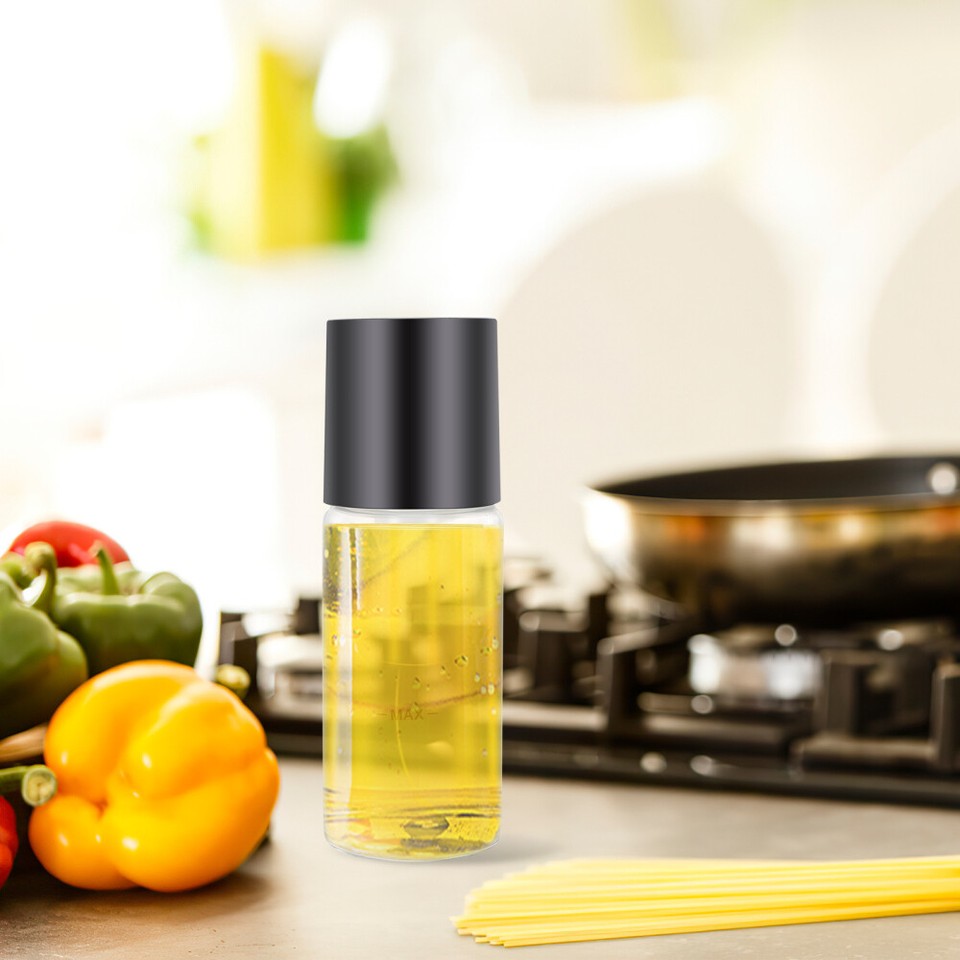 Cooking Oil Bottle Seasoning Pot Vinegar Bottle Dispenser Glass Vinegar