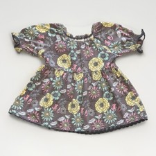 Matilda Jane Fresh Cut Peasant Top Grey Pink Green Yellow Floral Girls Sz 2