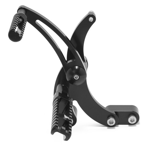 Black Forward Controls for Harley 2018-up Softail Slim FLSL 107 Fat Boy FLFB 107 - Picture 13 of 13
