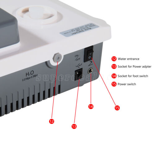 Drahtloser Dental Control Ultraschall Scaler mit LED abnehmbarem Handstück VRN-A8 OR - Bild 8 von 24