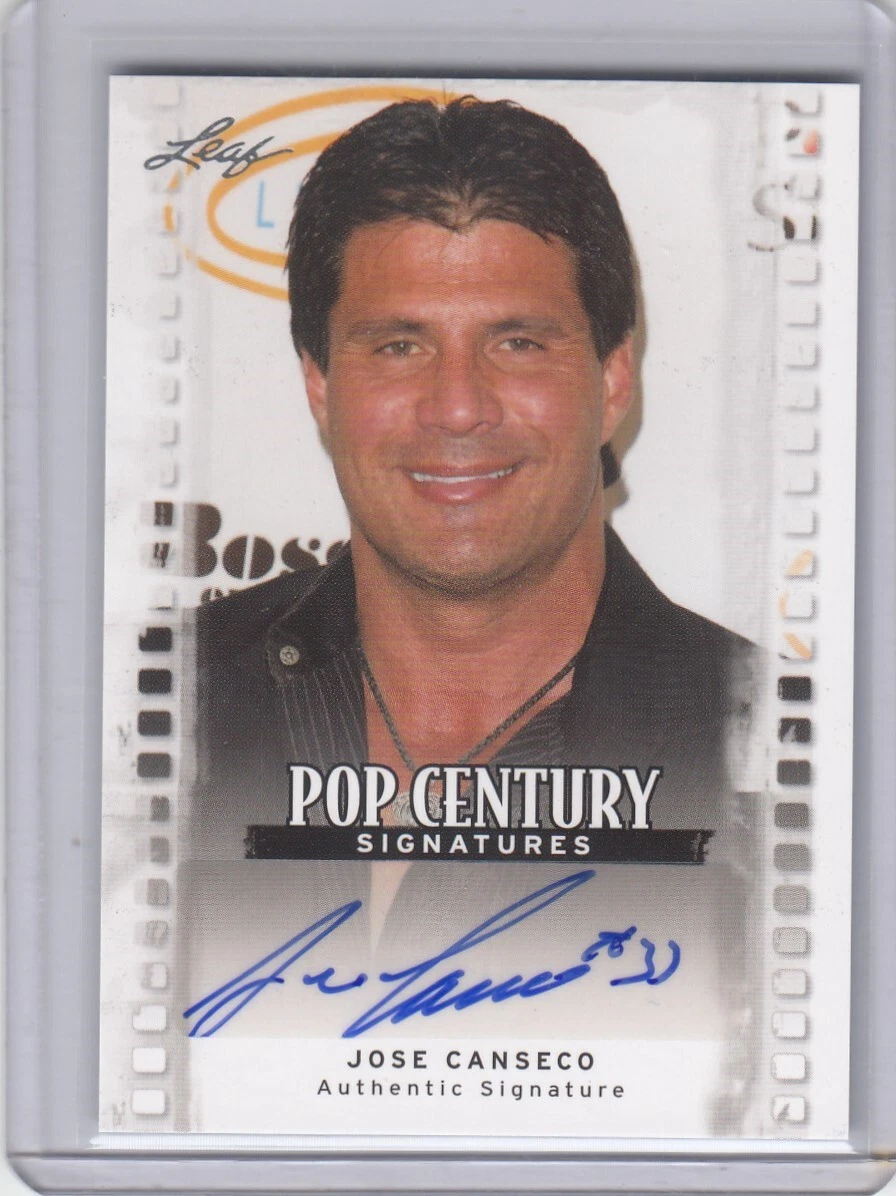 Leaf Jose Canseco Baseball Original Autographed Sports Trading