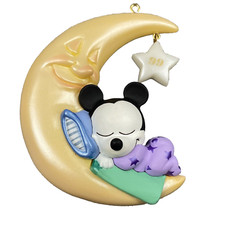Hallmark Keepsake 1999 Ornament Baby Mickeys Sweet Dreams Disney Mickey and Co