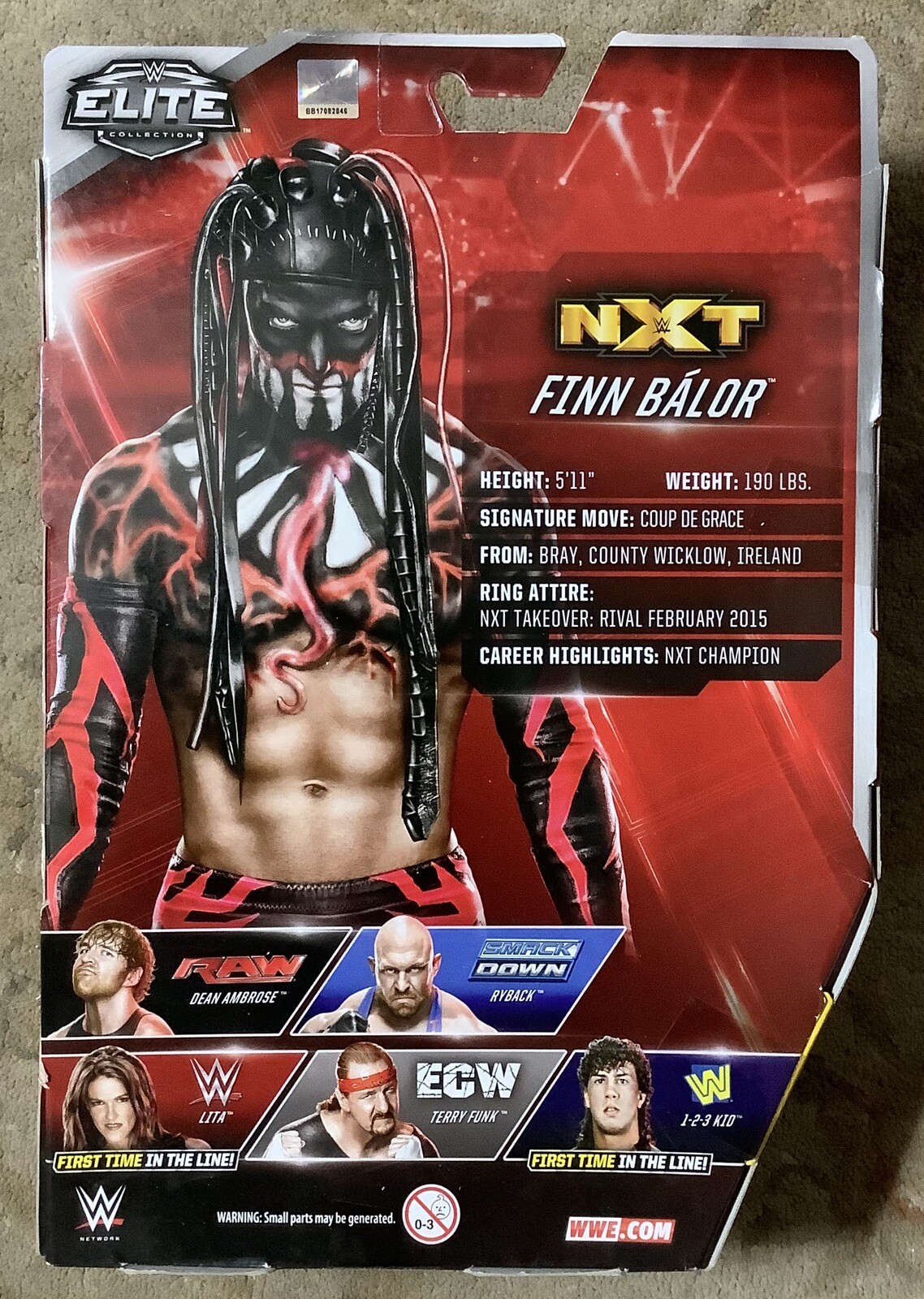 FINN BALOR DEMON MATTEL WWE ELITE SERIES 41 WRESTLING FIGURE NEW NXT MIP!