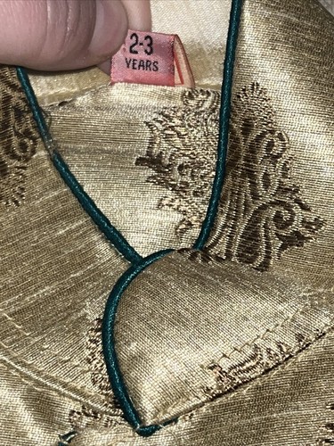 Kids Boys Embroidered Vest Traditional Chinese Waistcoat Suit Top 2-3 Years Old - Picture 4 of 9