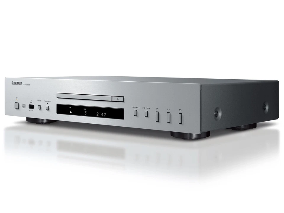 YAMAHA CD-S303 Single-disc CD Player Silver with Box Japan NEW - Image 4 of 4