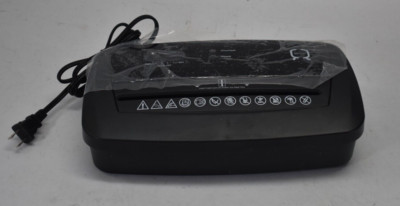 Paper Shredder Top Replacement Device S0208B Black 2 Prong Plug In Unbranded