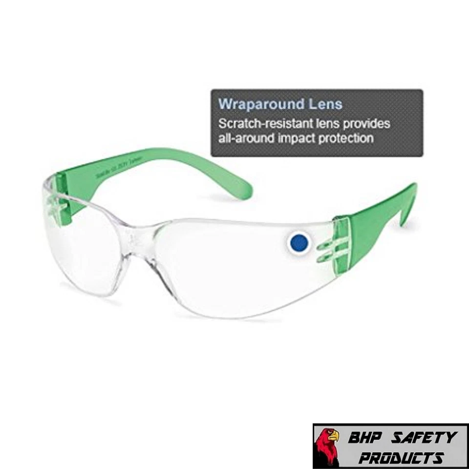 GATEWAY GUMBALLS CLEAR LENS SAFETY GLASSES COLORED FRAMES SMALL SIZE 10 PAIRS Foto 3 de 4