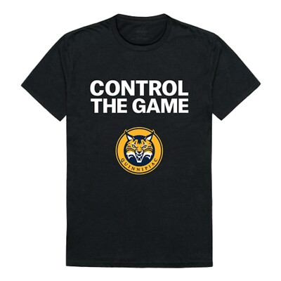 Quinnipiac University Bobcats QU NCAA Cotton College Control The Game T-Shirt