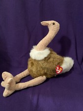TY Beanie Baby Buddy Stretch the Ostrich MWMT 