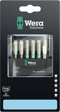 Image of WERA 1/4" Stainless Steel Bit Set Bit Check 6 Stainless 05073634001