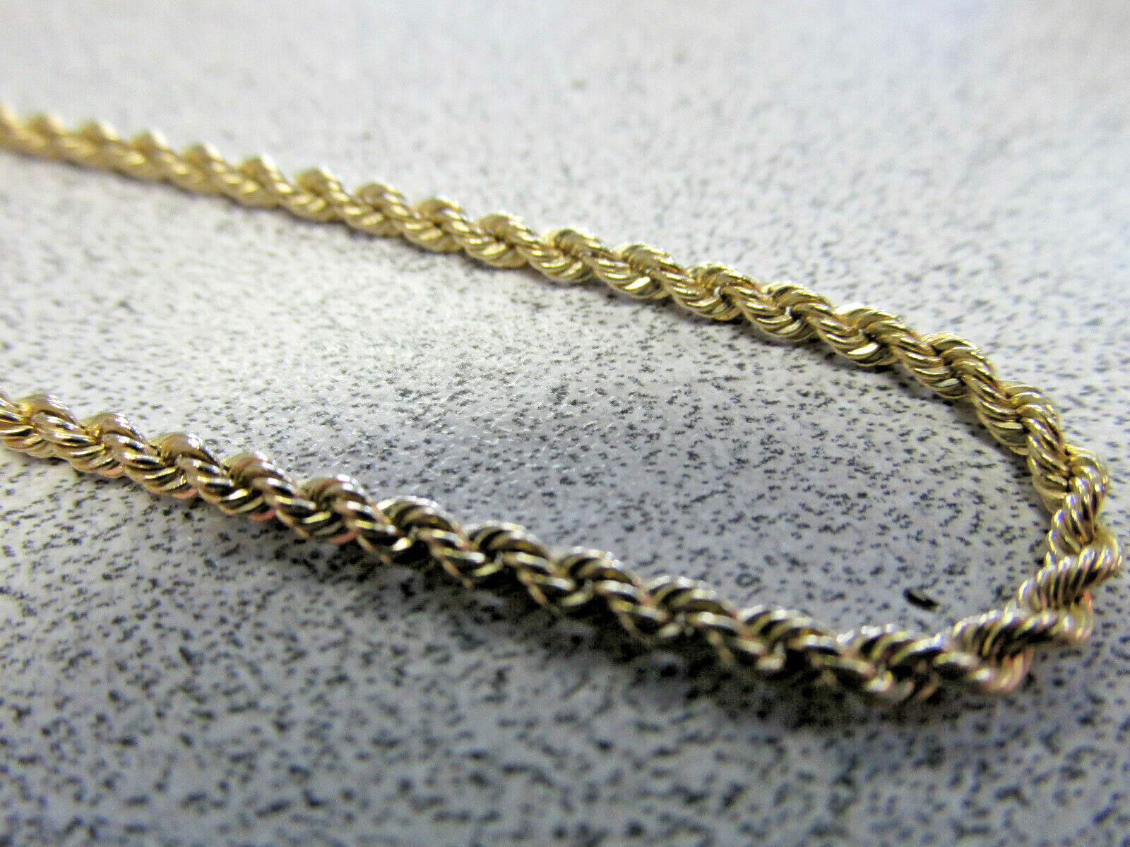 18 inch 14k Solid Gold Rope Chain Necklace 2.3 mm Wid… - Gem