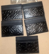 Authentic Burberry Black Monogram Card holder - New Never Used