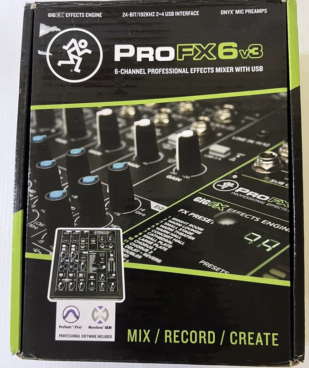 MACKIE ProFX6V3 【公式通販】