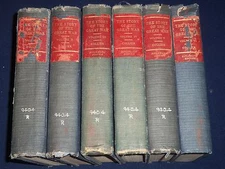 1916 THE STORY OF THE GREAT WAR PUB. BY P. F. COLLIER & SON 6 VOLUMES - KD 1415