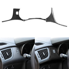 For Hyundai Genesis Coupe 2013-16 3pcs Real Carbon Fiber Speedometer Panel Cover