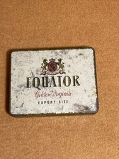 alte Blechdose - "EQUATOR - Golden Virginia - Export Size"