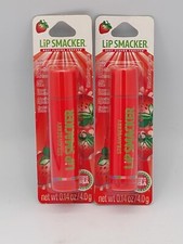 Lip Smacker Lip Balm  Strawberry  New  Sealed. QTY: 2