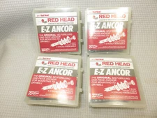 ITW Red Head EZ25 E-Z Ancor Metal Drywall Anchors 25-Pack Lot of 4 packs USA