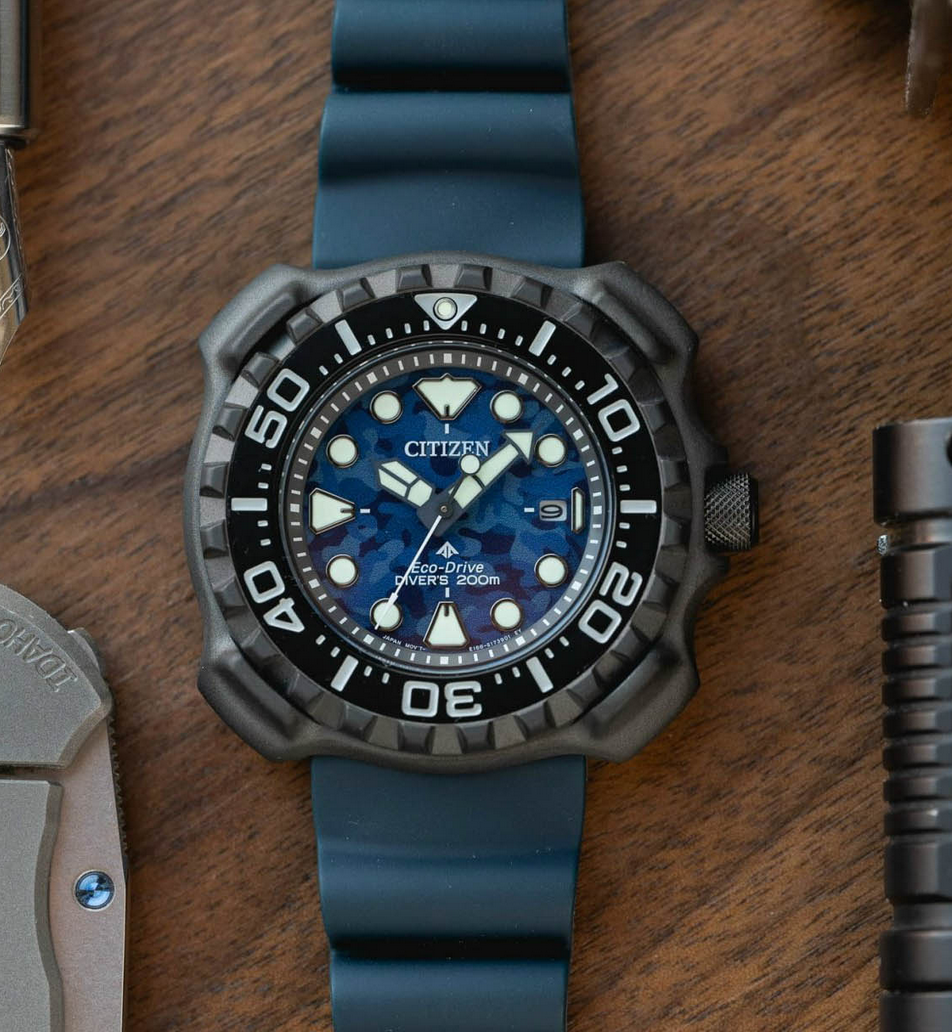 Citizen Promaster BN0227-09L Men's Dive Titanium Eco Drive Sports