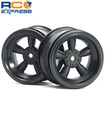 HPI Racing Vintage 5-Spk Wheels 31mm Black 6mm Offset(2) HPI3821