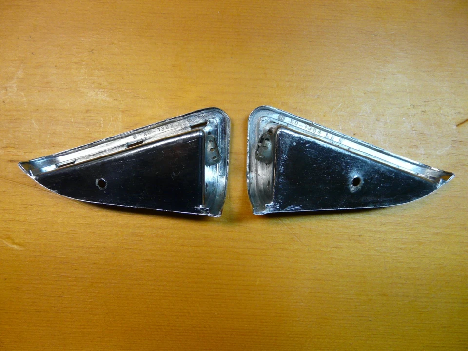1958 EDSEL CORSAIR CITATION DOOR COURTESY LIGHT BEZELS - Image 3 of 4
