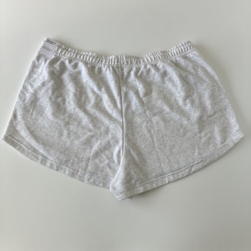Nike Women French Terry Lounge Shorts CZ3554 White Heather 051 - Size 2X - NWT - Picture 2 of 11