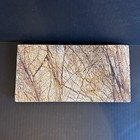 Pier 1 India Marble Candle Tray 12x6" Rectangular Slab Stone Decor