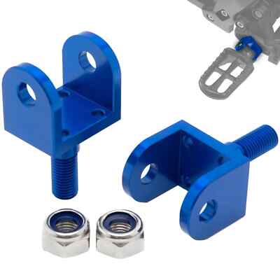 Rippin Moto Replacement Foot Peg Mounts for E-Ride PRO, Sur-Ron & Talaria Blue