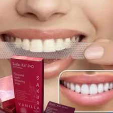 Smile Kit Pro HP Formula Flavoured Teeth Whitening Strips Sakura Vanilla