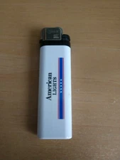American Lights Cigarettes White Disposable Lighter