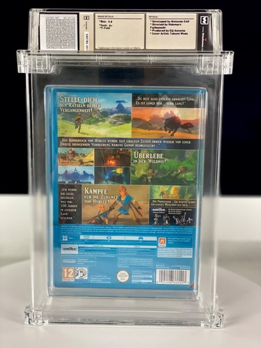 ZELDA BREATH OF THE WILD Nintendo Wii U - SELLADO (PAL, WATA 9.8 A+, ALEMÁN) - Imagen 2 de 5