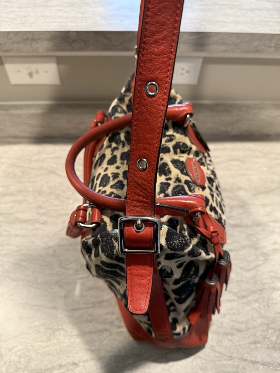 COACH Ashley Ocelot Satchel Brown 2way NWT Coach “Ashley” F20111 