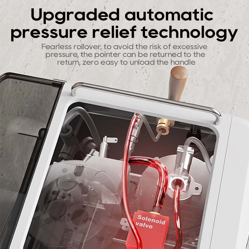 HiBREW H10Plus Máquina Espresso Programable Acero Inox Temp Ajustable Enchufe EU - Imagen 4 de 4