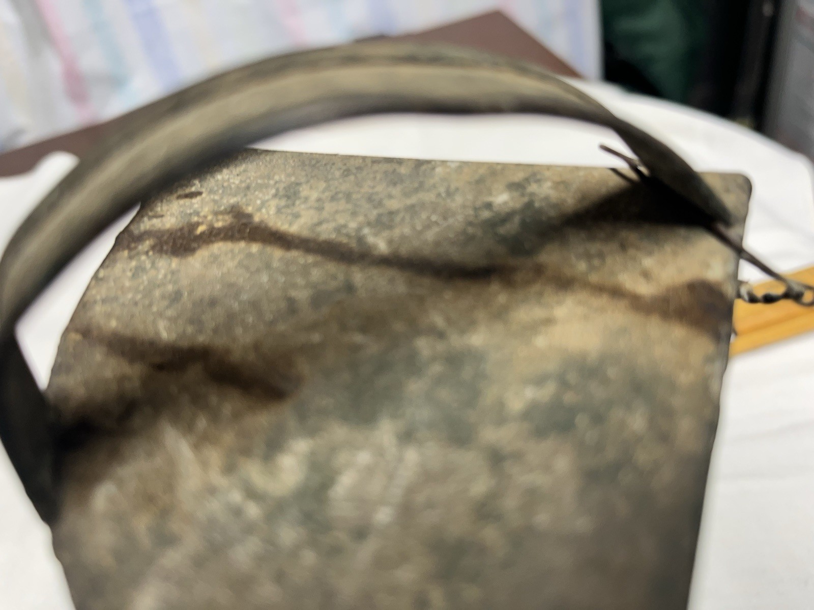 Antique Galvanized Tin Chicken Waterer w Original Green Paint Poultry. Primitive