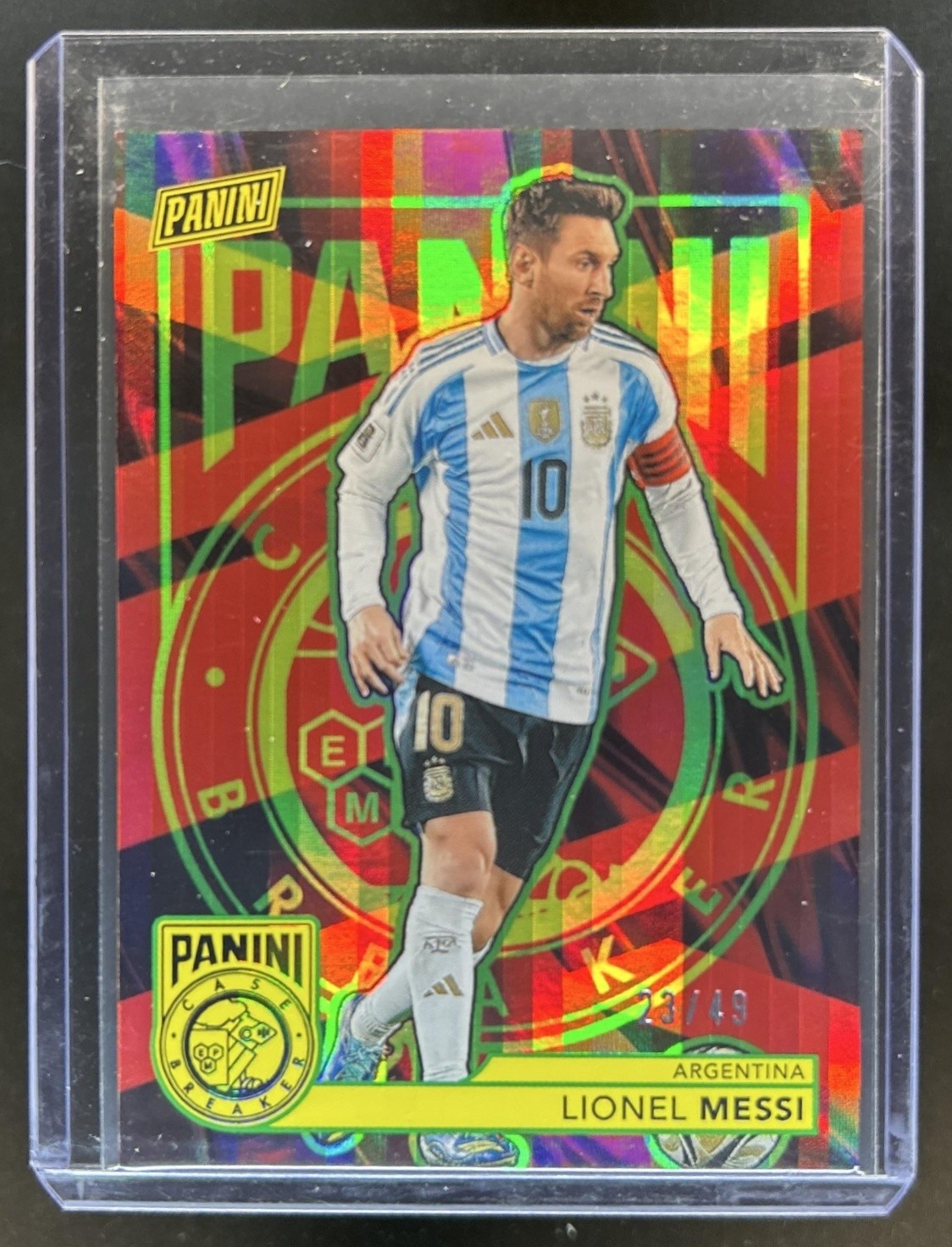 2026 Panini National NSCC Lionel Messi Case Breaker Racers #/49