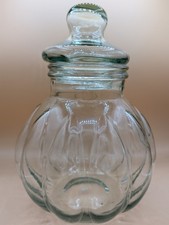 Large 14  Clear Green Glass APOTHECARY Pumpki...