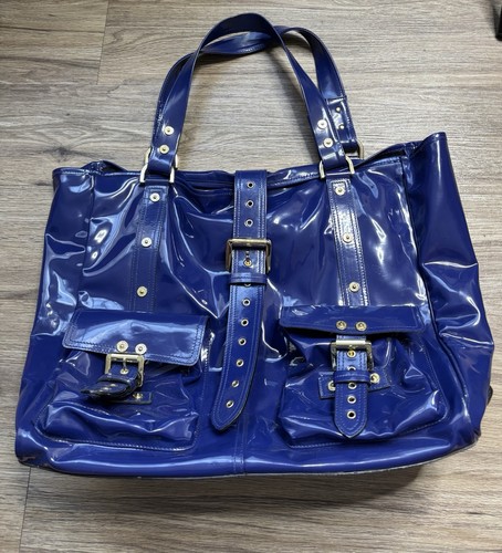 Mulberry Blue X Large Roxanne Tote Bag