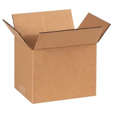GRAINGER APPROVED 55VG21 PK 25 Shipping Box,7x5x5 in 55VG21