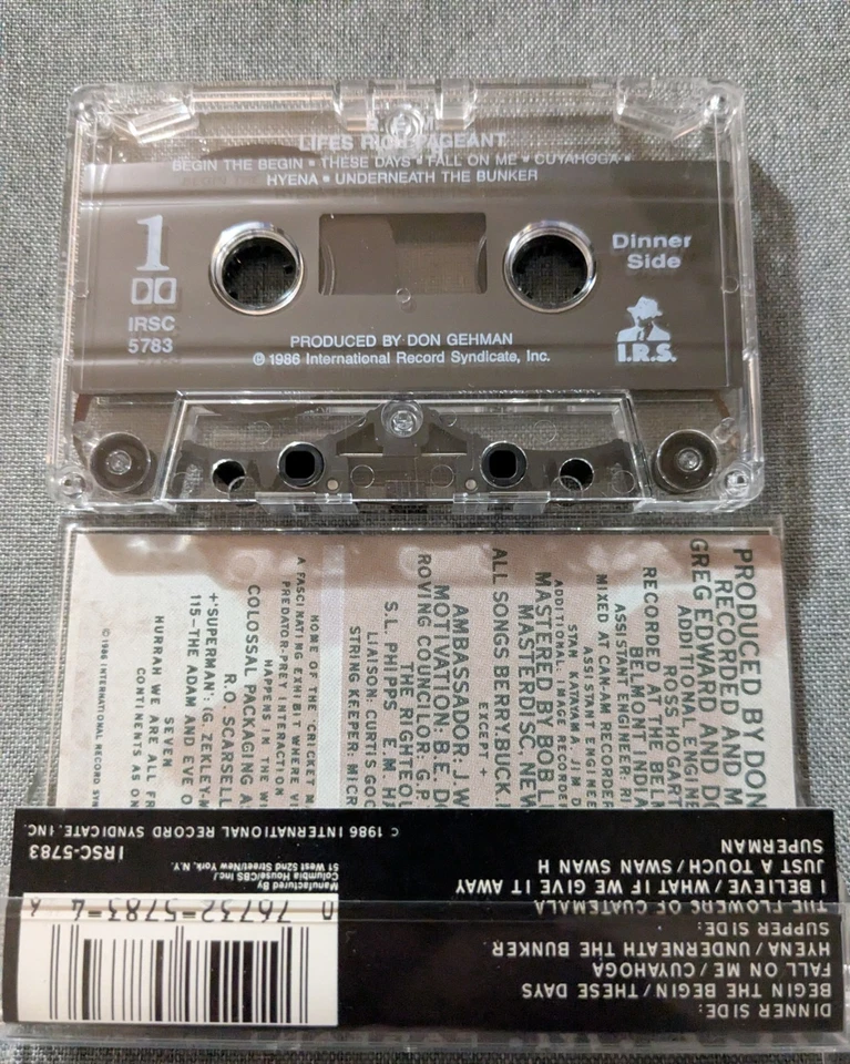 REM Cassette Tape Lot of 3 Eponymous Dead Letter Office Life Rich Pageant TESTED - Image 4 of 4