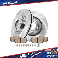 Front Disc Brake Rotors and Ceramic Brake Pad...