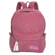 Style.Lab by : Billie Corduroy Backpack - Rose Pink - Kids Stylish Travel & S...