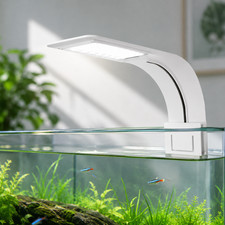 Slim LED Aquarium Light Waterproof Clip On Fish Tank Plant Grow Lamp Light