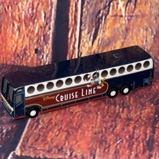 Disney Cruise Line Diecast Bus Toy Mickey Goofy Donald Duck Collectible READ