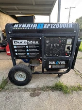 DuroMax XP13000EH - 10,500 Watt Electric Start Dual Fuel Portable Generator (...