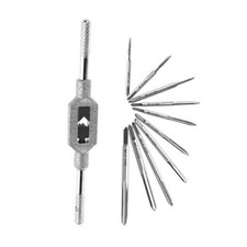 11PCS Mini Screw Tap Set Metric Thread Machine Taps Kit HSS Hand Thread Wire