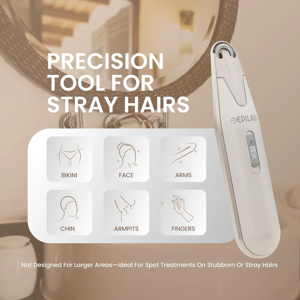 Depiladora y depiladora facial Epilady Esthetic Pearl con estuche y cepillo Foto 2 de 4