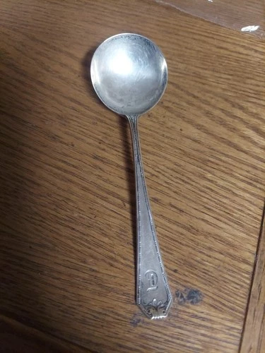 Sterling Gorham Whiting MADAME MORRIS Small  BOUILLON  SPOON  5"  monogrammed