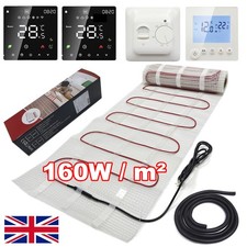Electric Underfloor Heating mat Self-Adhesive Mesh for Tile Wood or Laminate UK